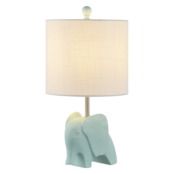 Koda Eclectic Southwestern Resin/Iron Elephant LED Kids Table Lamp - JONATHAN Y